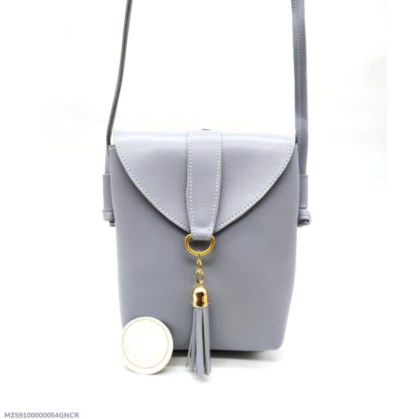 Women's PU Leather Plain Shoulder Bag