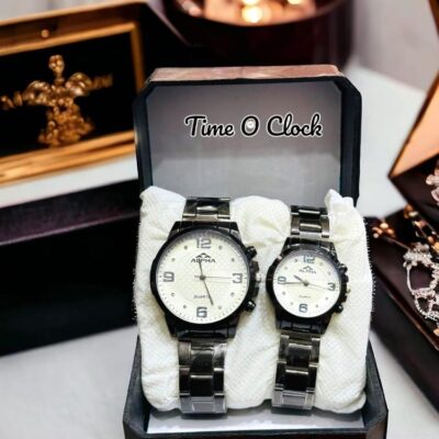 Stainless Steel Couple Watch