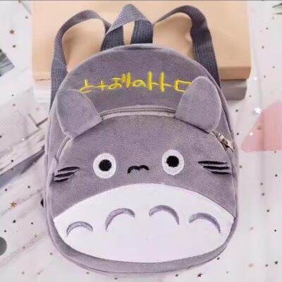 Stylish Grey Mouse Backpack for Boys & Girls