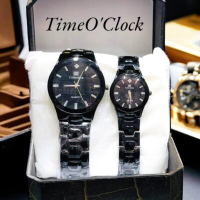 Analogue Chain Strap Couple Watches