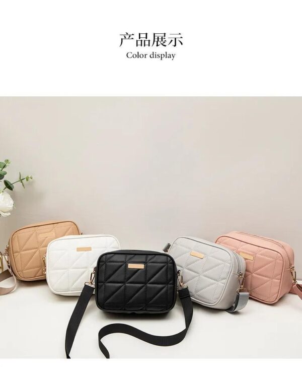 Stylish Girl's 1 Pcs Embroidered White Crossbody Bag - Image 5