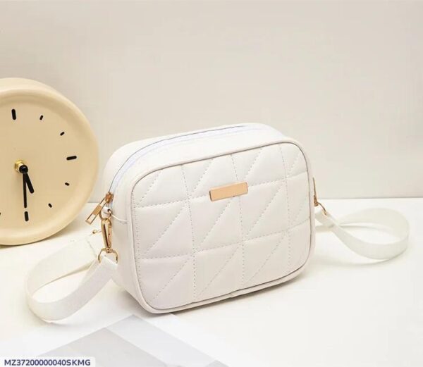 Stylish Girl's 1 Pcs Embroidered White Crossbody Bag - Image 8