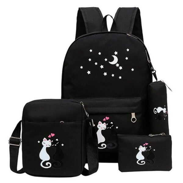 Girl's Canvas Backpack Set - Image 6