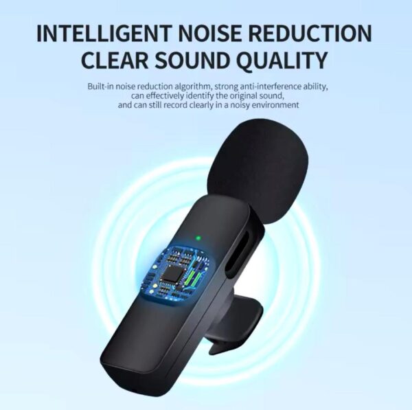 K8 Wireless 3 in 1 Noise Reduction Microphone - Image 3