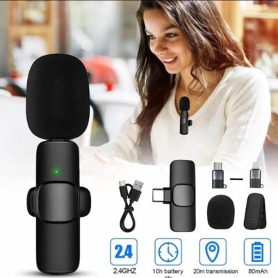 K8 Wireless 3 in 1 Noise Reduction Microphone