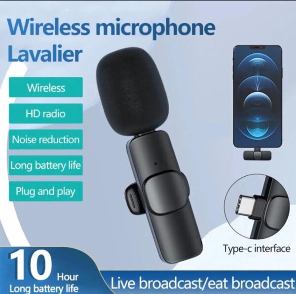 K8 Wireless 3 in 1 Noise Reduction Microphone - Image 2