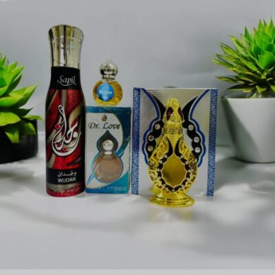 Najwa & Ijazi Attar with Sapil Body Spray