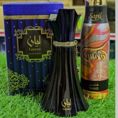 Layaan Perfume with Sapil Body Spray Gift