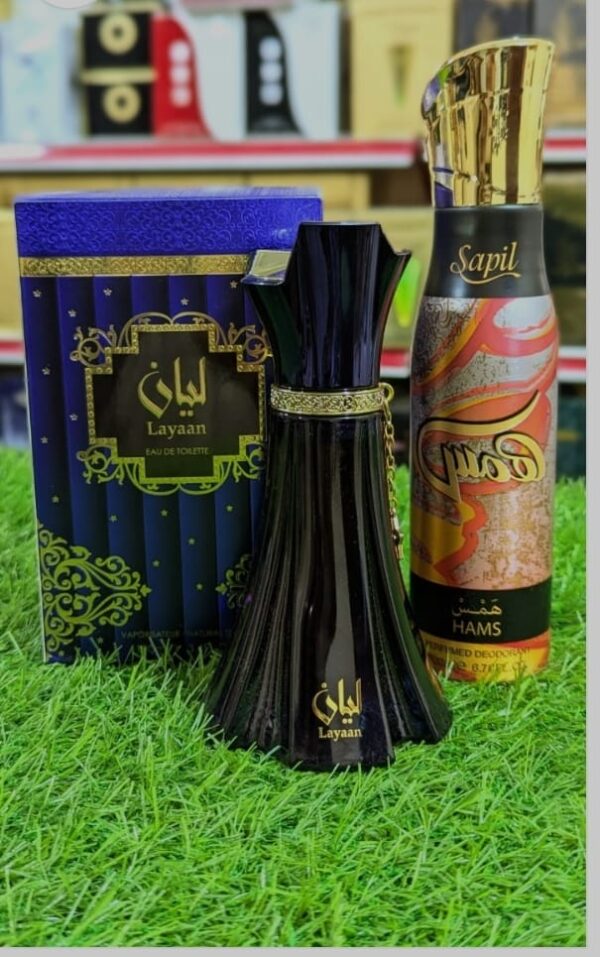 Layaan Perfume with Sapil Body Spray Gift