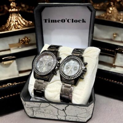 Analogue Chain Strap Premium Couple Watches